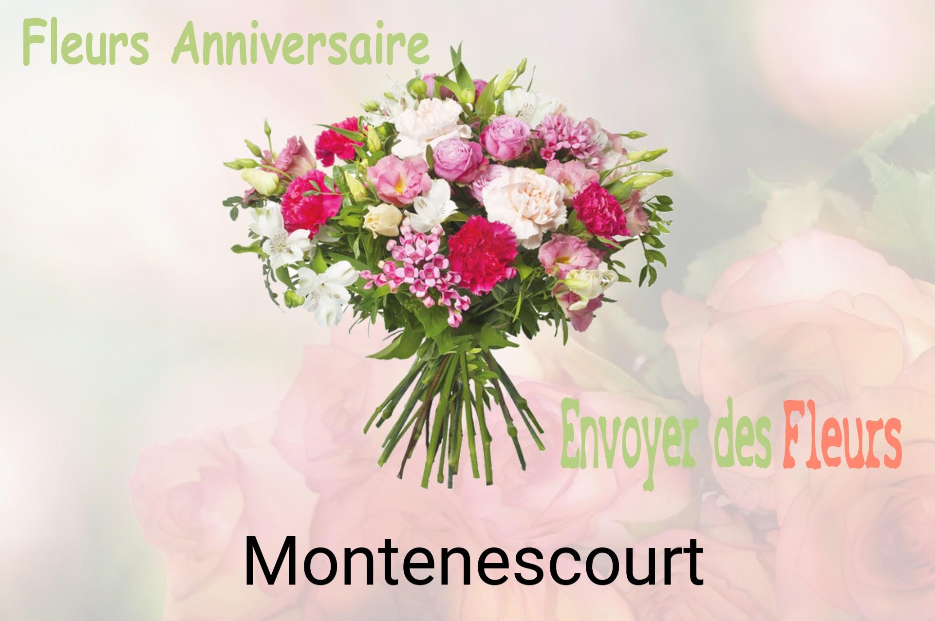 Bouquet de fleurs d’anniversaire livré à Montenescourt