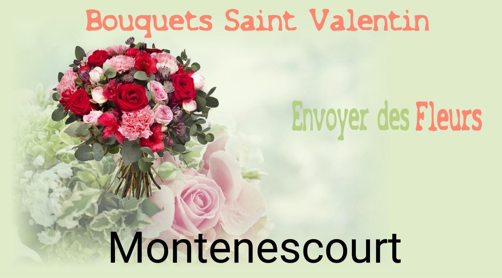 Roses de Saint-Valentin livrées à Montenescourt